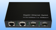 CCFS-GA-2SFP(F)2T Media Converter